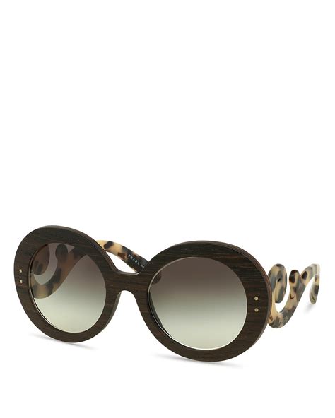 prada wooden sunglasses